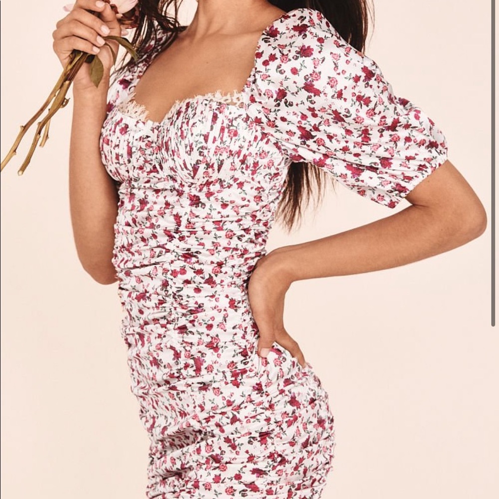 Melrose Satin Dress For Loves & Lemons